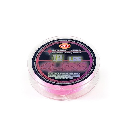 Hands On 150 yard Gliss Pink Fishing Line, 8 lbs HA958980